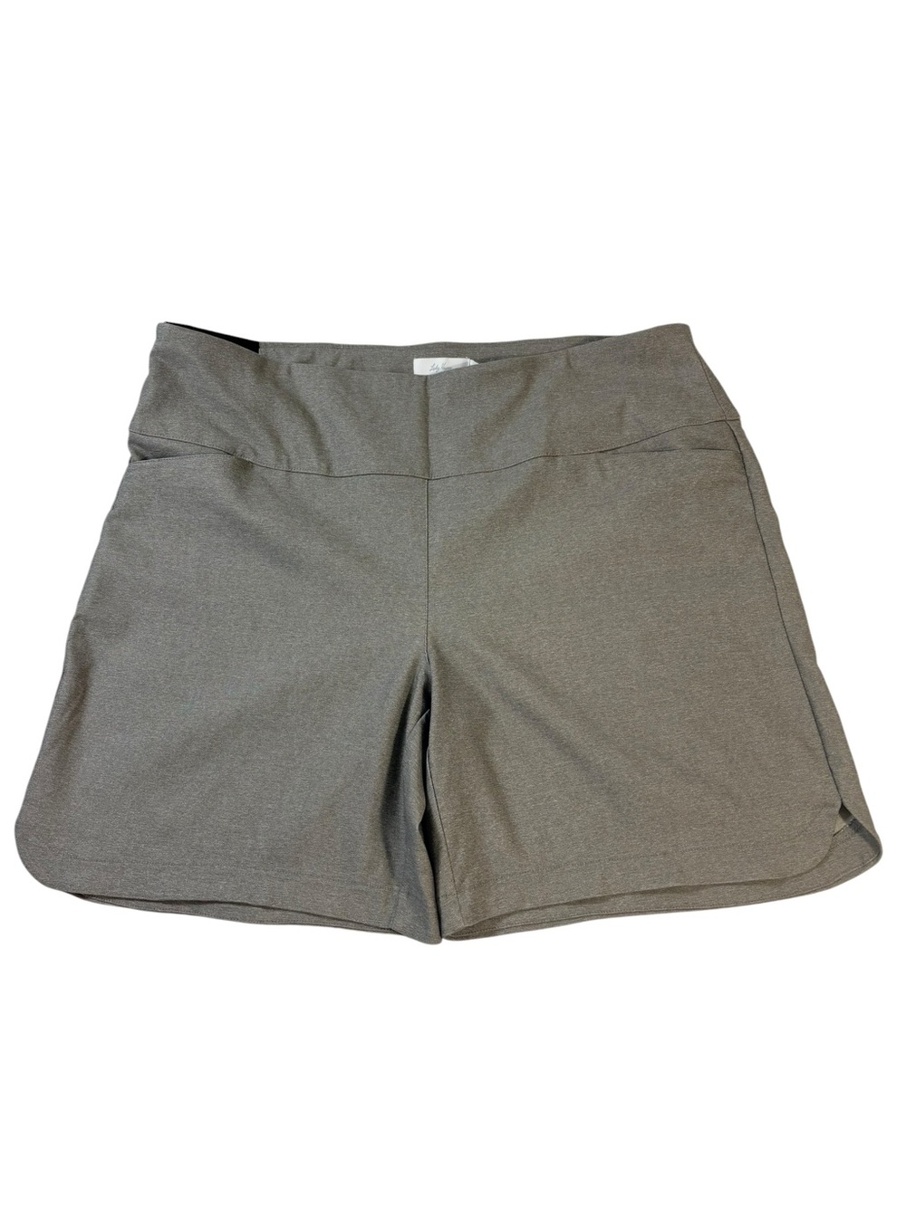 NWT Lady Hagen Sculpt Pull On Golf Shorts XXL 7” Inseam Heather Gray Performance